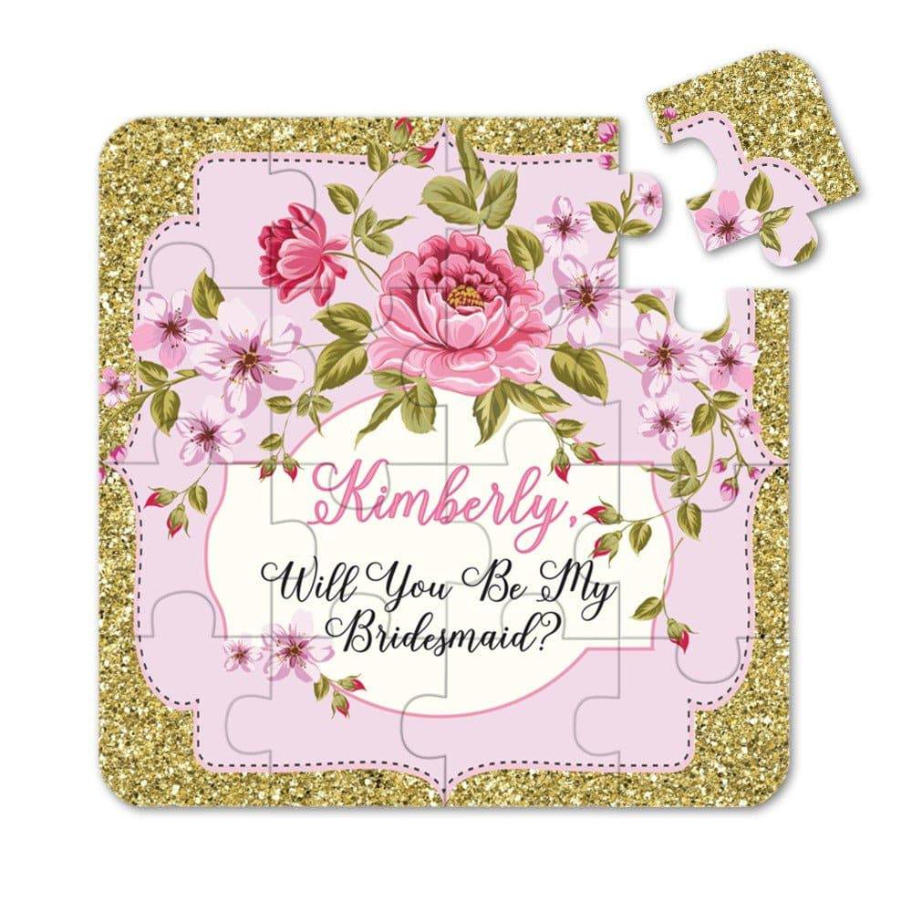 Vintage Frame Bridesmaid Puzzle - XOXOKristen