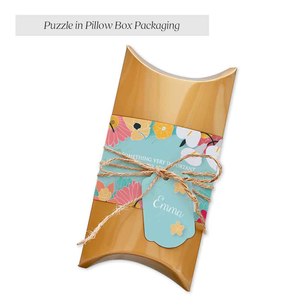 Personalized floral puzzle proposal for a flower girl with cute poem -  XOXOKristen