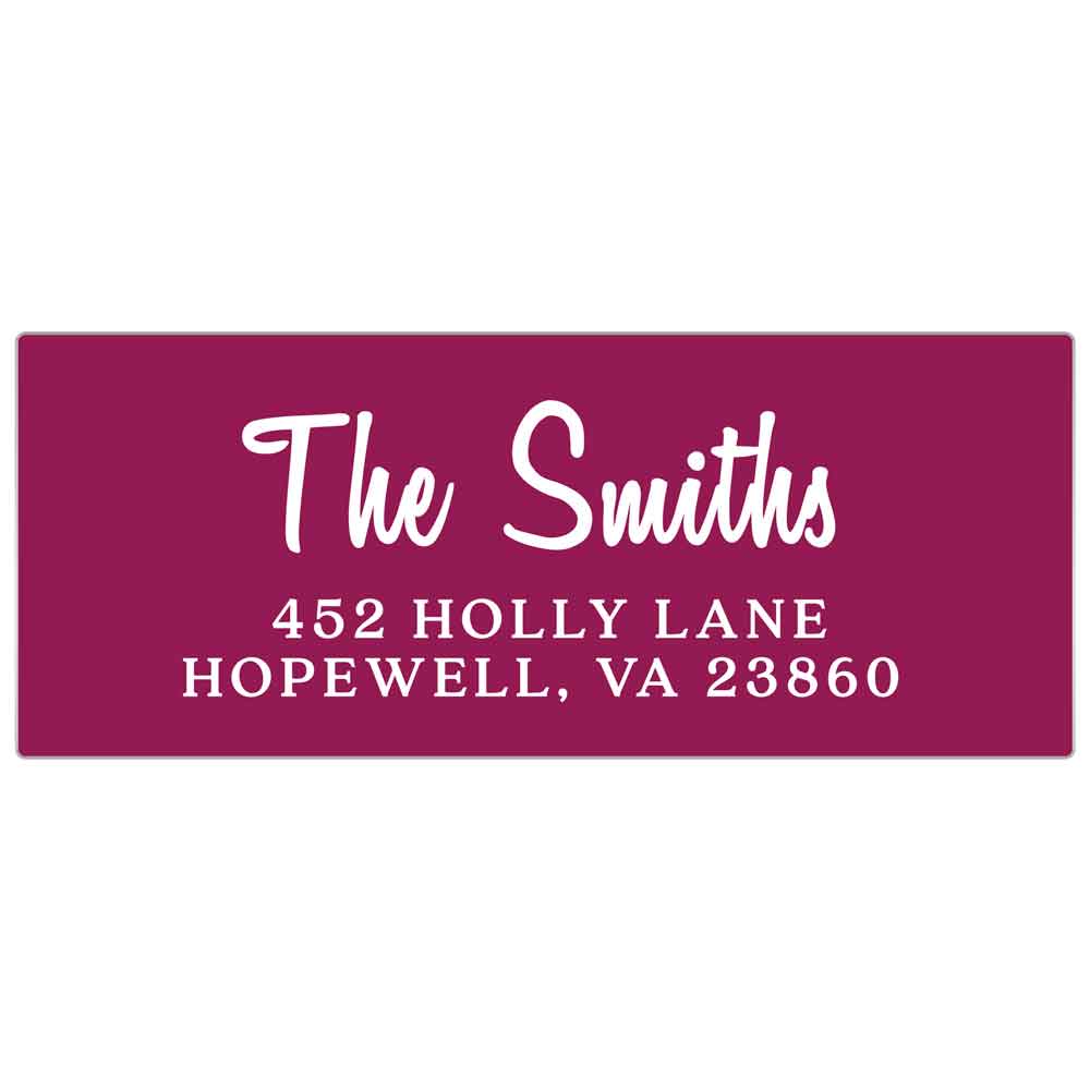 Personalized Return Address Label Modern Calligraphy design. Custom Address label - XOXOKristen