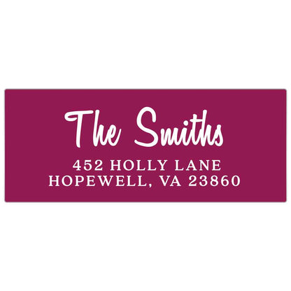Personalized Return Address Label Modern Calligraphy design. Custom Address label - XOXOKristen
