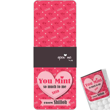 Custom You mint so much to me valentines day tic tac label - XOXOKristen