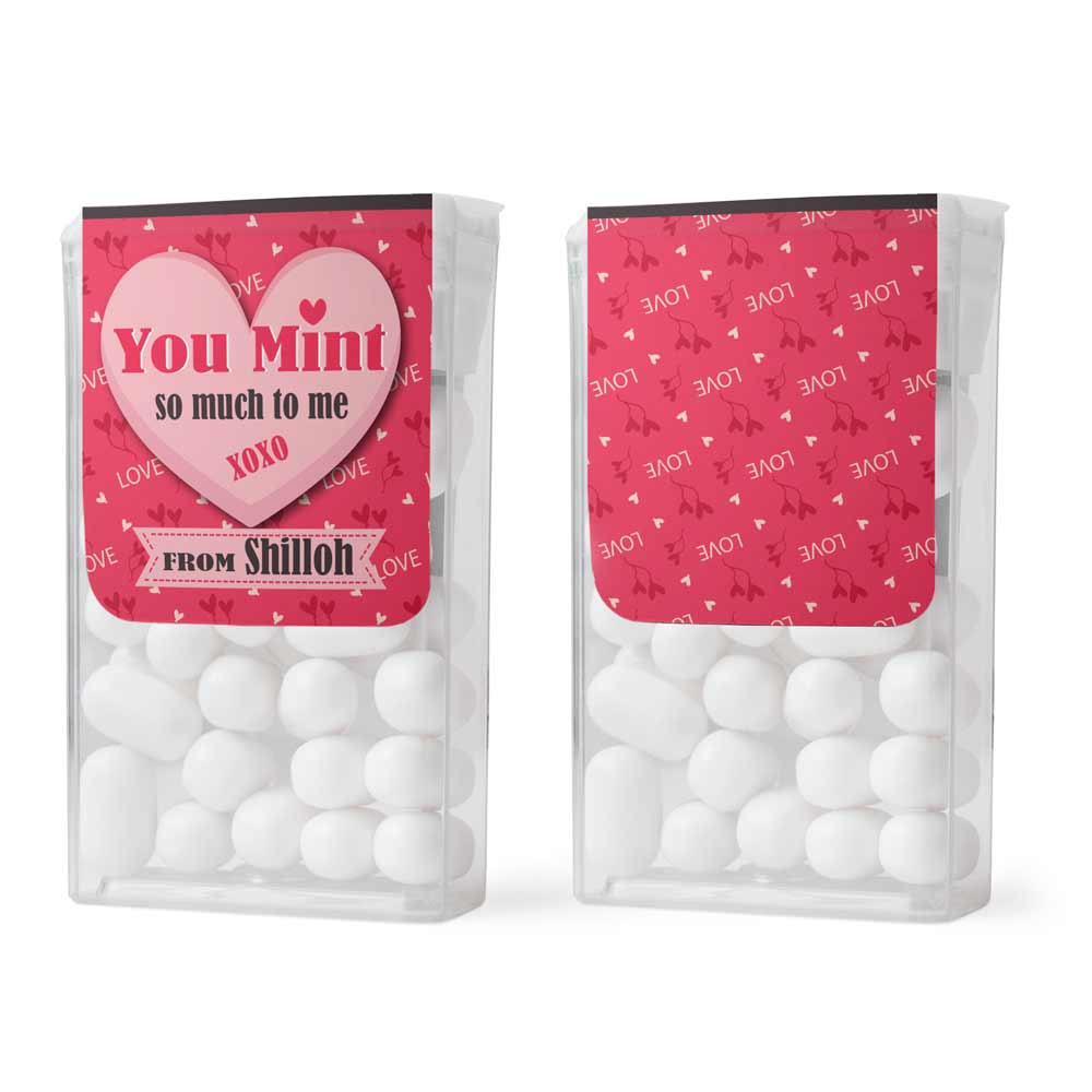 Custom You mint so much to me valentines day tic tac label - XOXOKristen