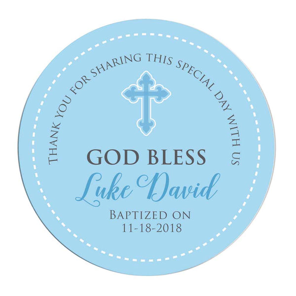 Chevron Baptism Religious Stickers