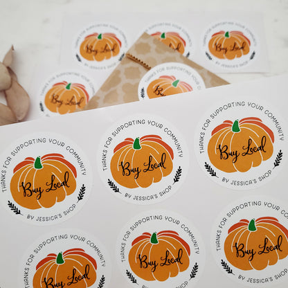 custom round buy local stickers - XOXOKristen