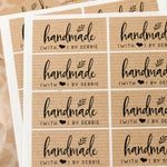 Handmade with Love Personalized Stickers - XOXOKristen