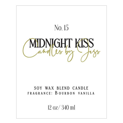 Elegant personalized rectangular product labeling sticker - XOXOKristen