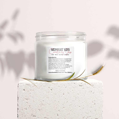 White matt or glossy product labeling sticker with ingredients -  XOXOKristen