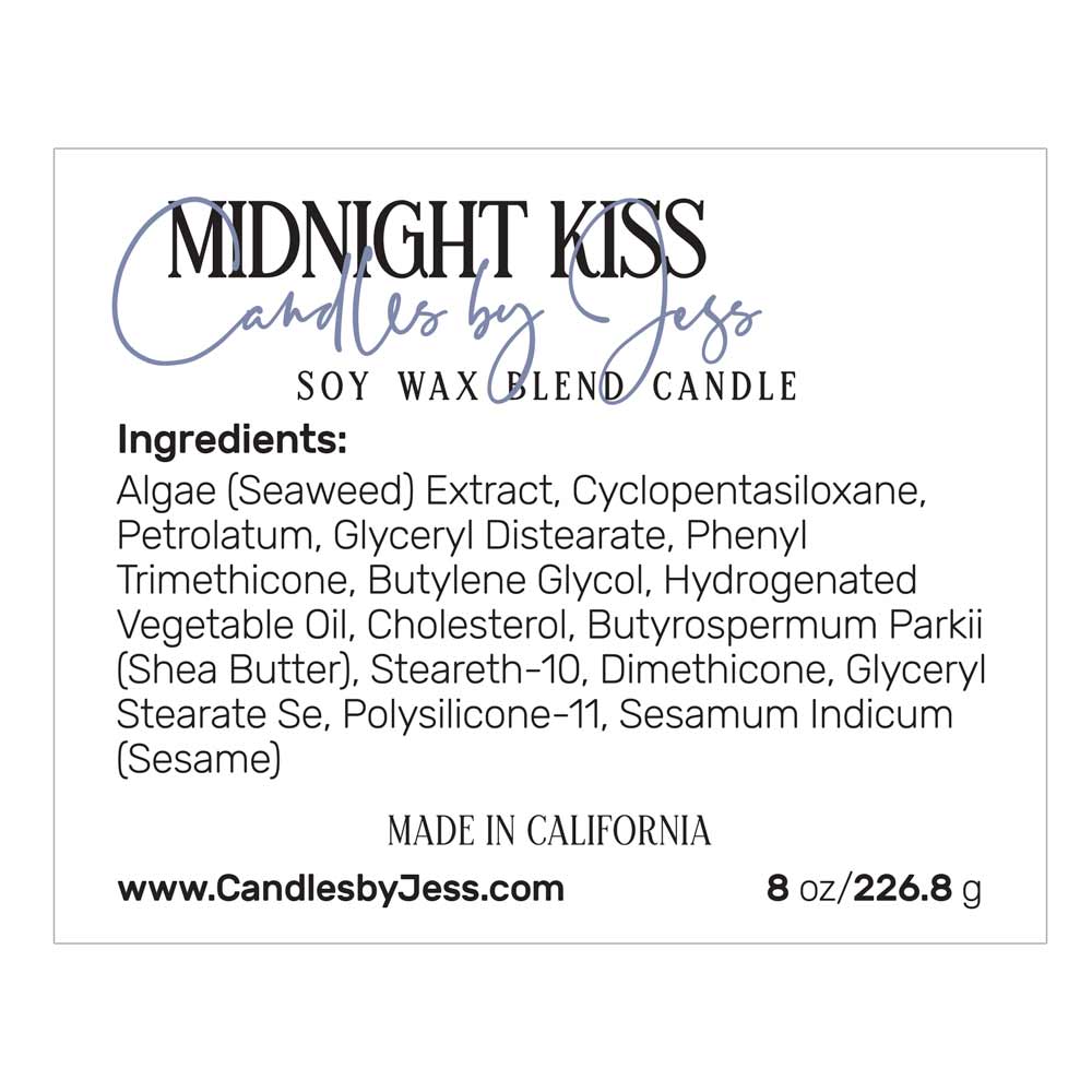 Elegant rectangular-shaped product labeling sticker - XOXOKristen
