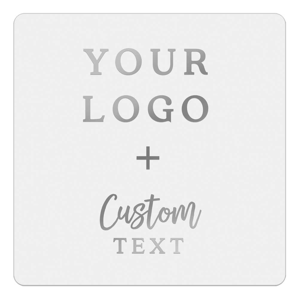 Personalized labels with custom logo and text with gold foil printing - XOXOKristen