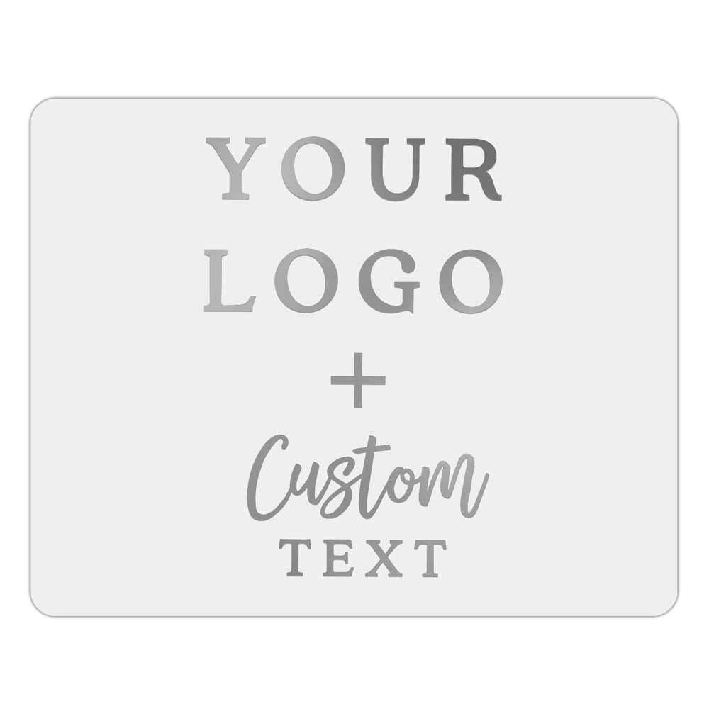 Personalized clear labels with custom logo and text with gold foil printing - XOXOKristen