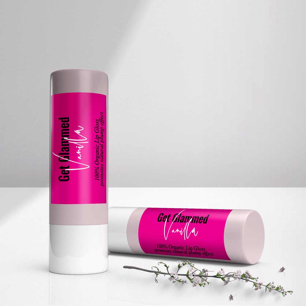 Colorful custom lip gloss labels for product labeling - XOXOKristen