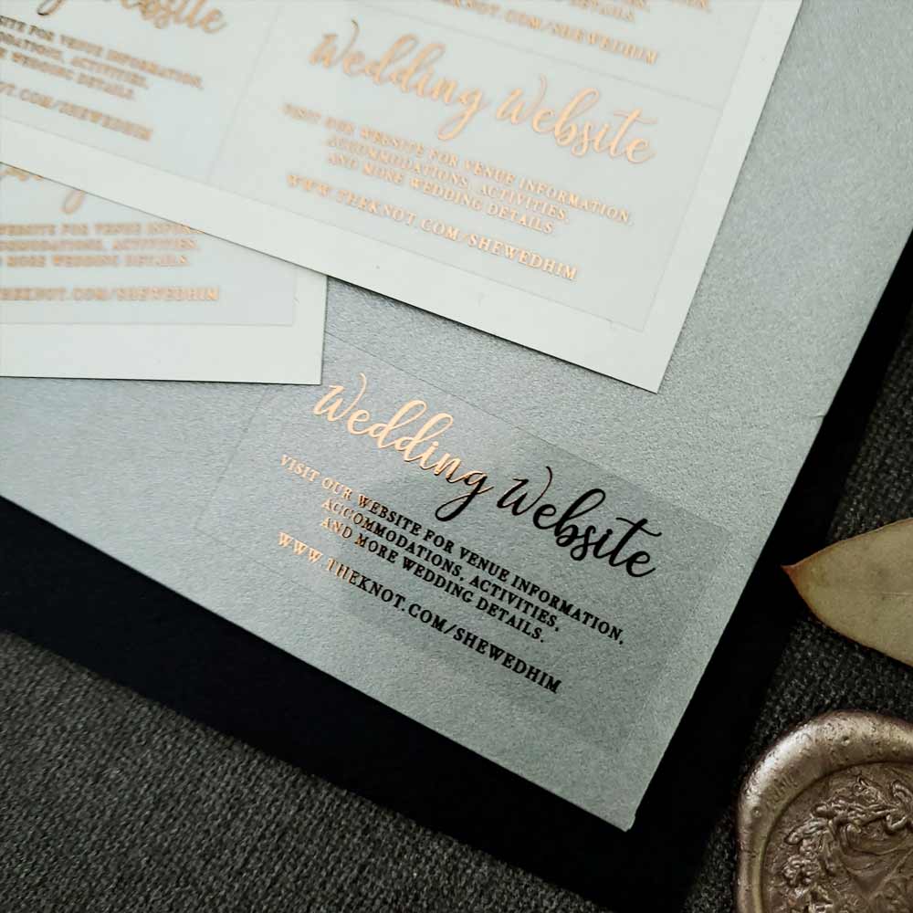 Custom wedding website stickers- XOXOKristen 