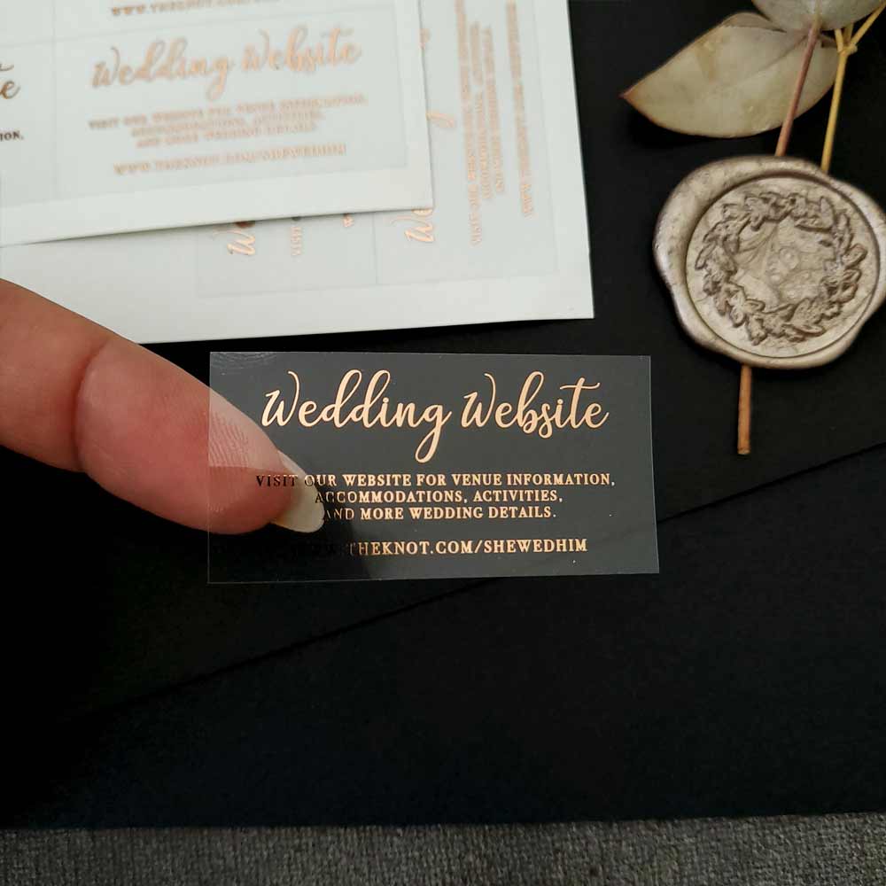 Custom wedding website stickers- XOXOKristen 