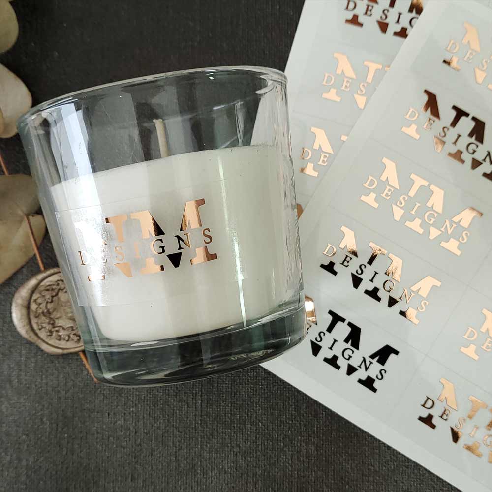 Custom logo labels with initials and brand name -  XOXOKristen 