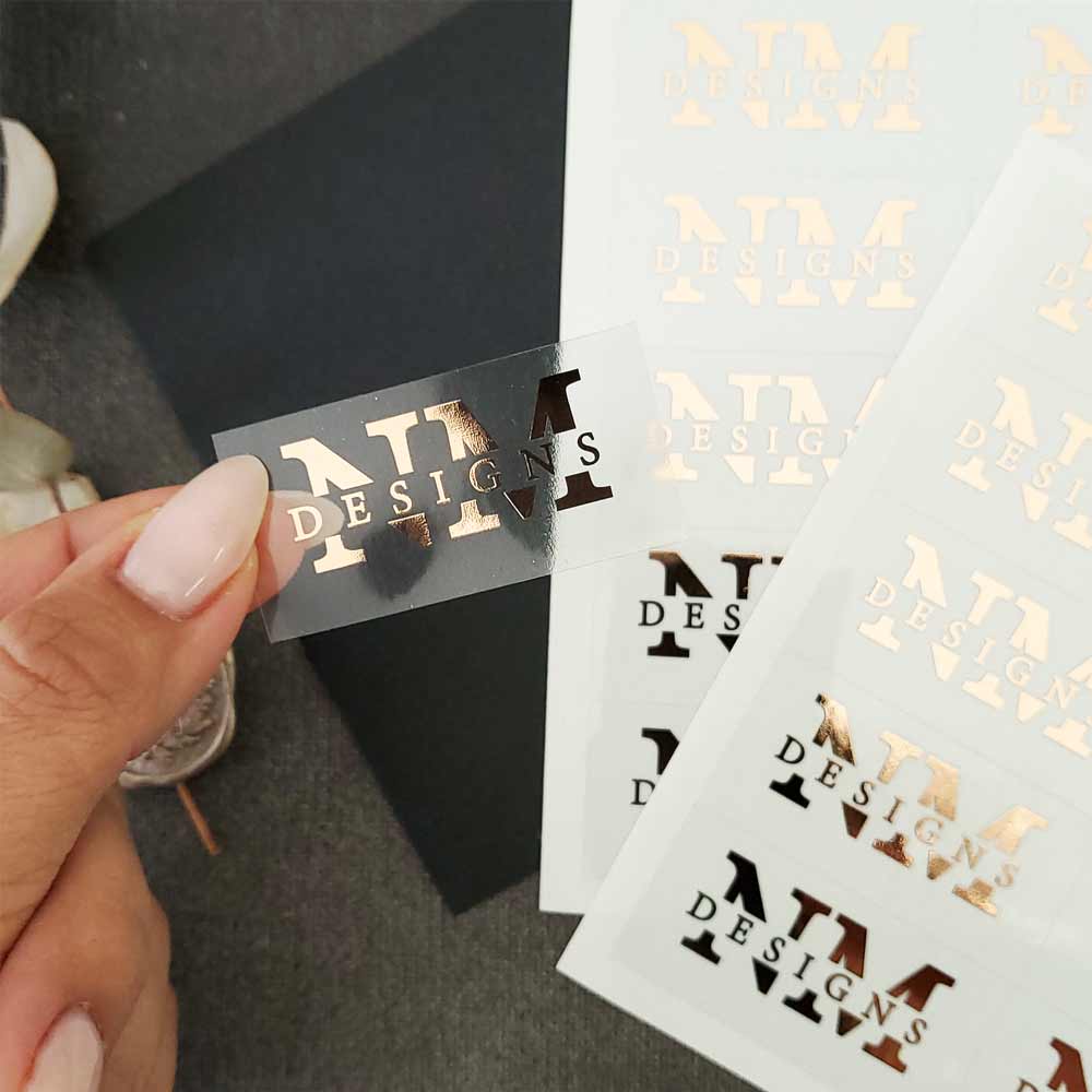 Custom logo labels with initials and brand name -  XOXOKristen 