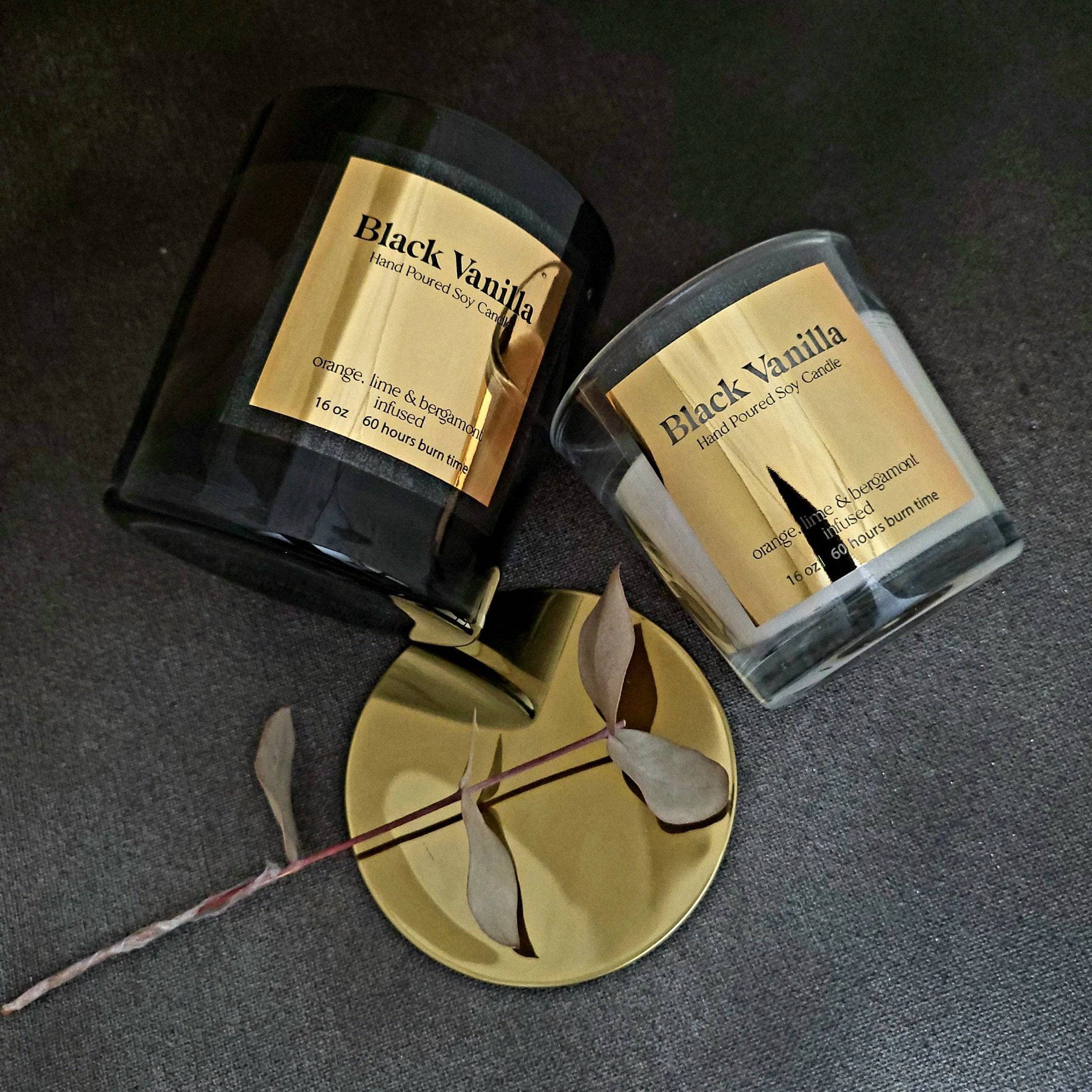 Luxurious Gold Foiled Candle Labeling Stickers - XOXOKristen