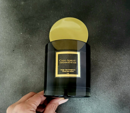presonalized candle stickers with gold frame- XOXOKristen
