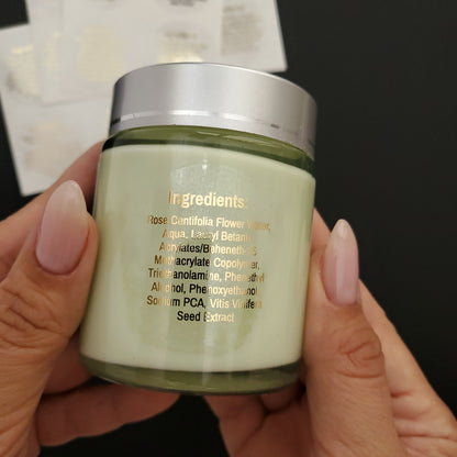 custom gold foiled ingredient list labels -  XOXOKristen