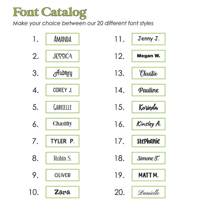 forest themed kids name labels for school supllies -  XOXOKristen 