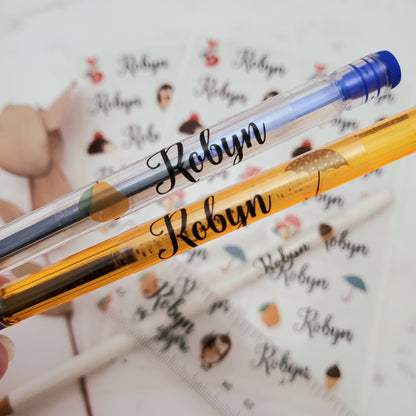 forest themed kids name labels for school supllies -  XOXOKristen 
