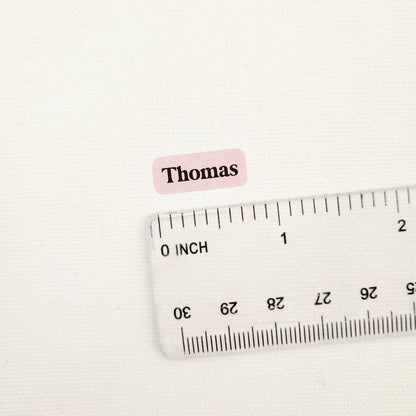 personalized mini kids name labels for school supplies - XOXOKristen