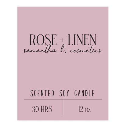 Custom product labeling sticker, waterproof, vinyl rectangular label in elegant designs - XOXOKristen