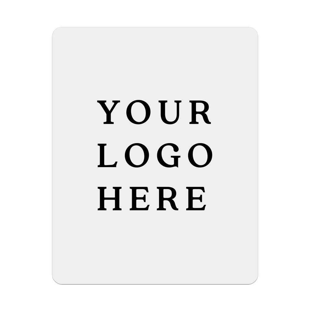 Rectangular custom logo label with round edges and vertical orientation - XOXOKristen