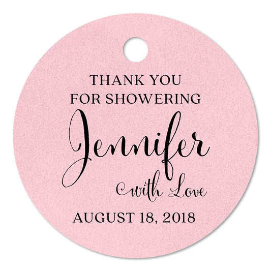 Thank you for showering favor tags -  XOXOKristen