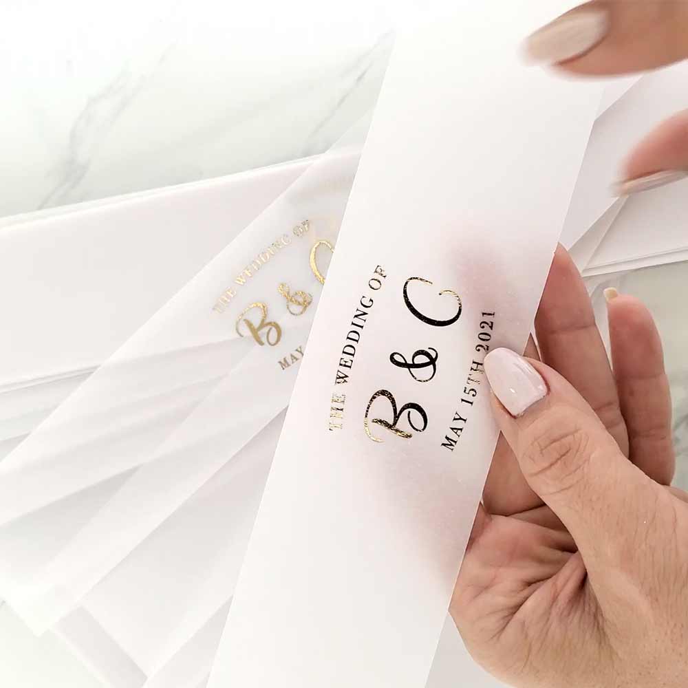Personalized Gold Filed Wedding Belly Band  - XOXOKristen