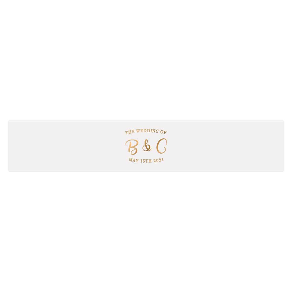 Personalized Gold Filed Wedding Belly Band  - XOXOKristen