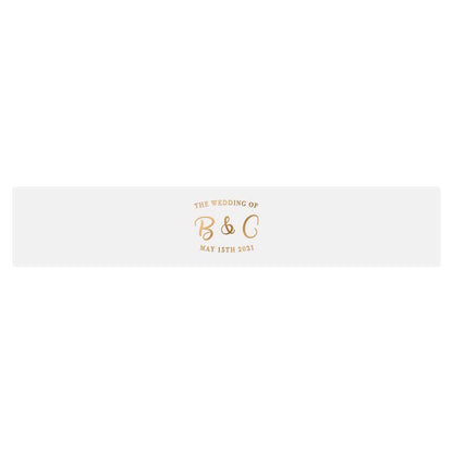 Personalized Gold Filed Wedding Belly Band  - XOXOKristen