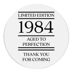 Aged to Perfection Clear Thank You Sticker - XOXOKristen