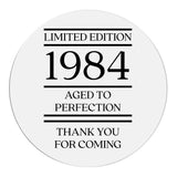 Aged to Perfection Clear Thank You Sticker - XOXOKristen