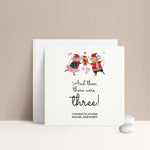And then There Were Three Cute Christmas Card - XOXOKristen