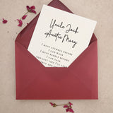 Auntie and Uncle Will you be my Godparents Card - XOXOKristen