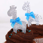 Baby Giraffe Baby Shower Cupcake Topper - XOXOKristen