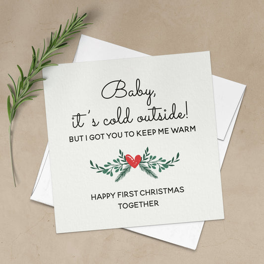 Baby it’s Cold Outside Christmas Card - XOXOKristen