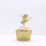 Ballerina's Pirouette Birthday Party Cupcake Topper - XOXOKristen