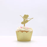Ballerina's Pirouette Birthday Party Cupcake Topper - XOXOKristen