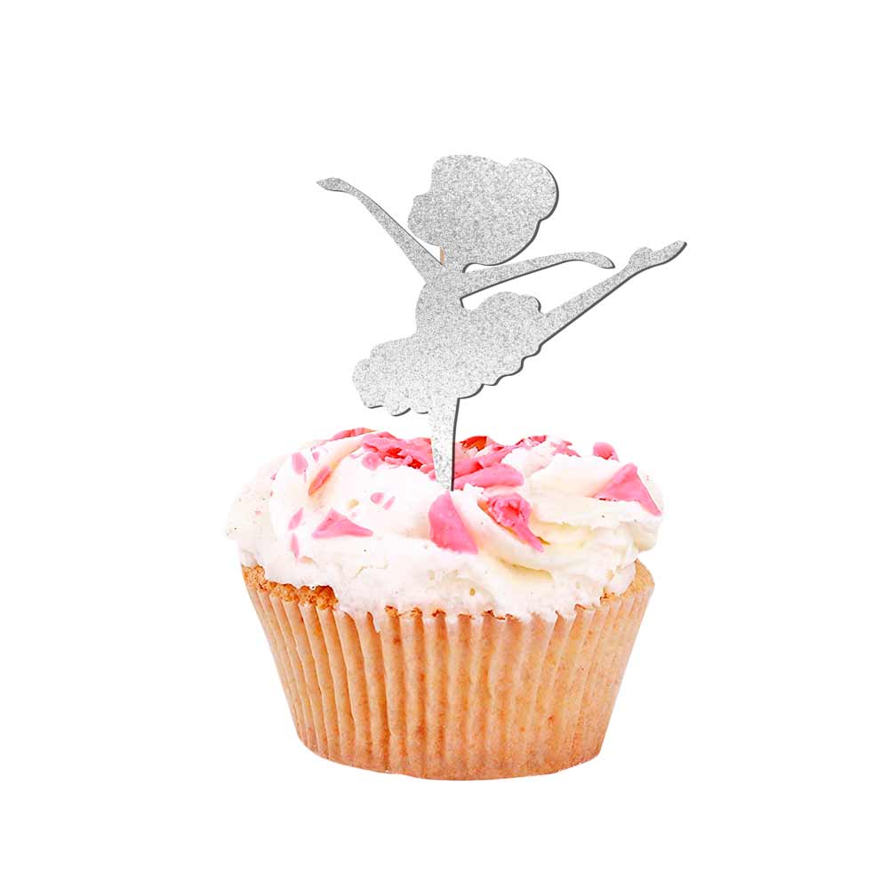 Ballerina's Pirouette Birthday Party Cupcake Topper - XOXOKristen