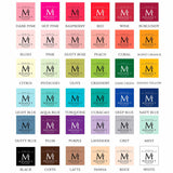 Baptism Thank You Monogram Tag - XOXOKristen