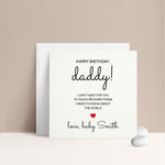 Birthday Card to Dad from Baby - XOXOKristen
