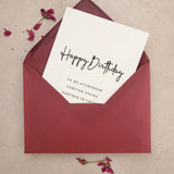 Birthday Card to my Evergreen forever young Partner in Crime - XOXOKristen