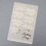 Birthday Party! Planner Stickers - XOXOKristen