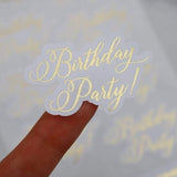 Birthday Party! Planner Stickers - XOXOKristen