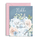 Blue Baby Breath Scratch - off Proposal Card - XOXOKristen