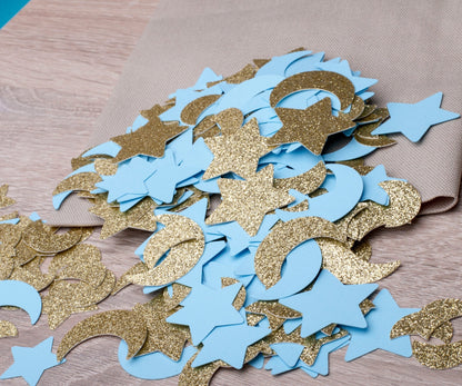 Blue Twinkle Twinkle Little Star Party Confetti - XOXOKristen