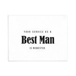 Bolded Best Man - Best Man Proposal Card - XOXOKristen