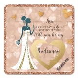 Bride's Kiss Scratch - off Bridesmaid Puzzle Proposal - XOXOKristen
