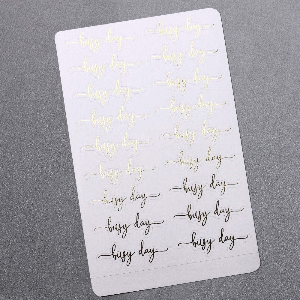 Busy Day Planner Sticker - XOXOKristen